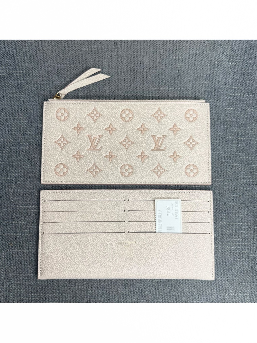 Louis Vuitton Felicie monogram bicolor EDEN zippy pouch and card holder